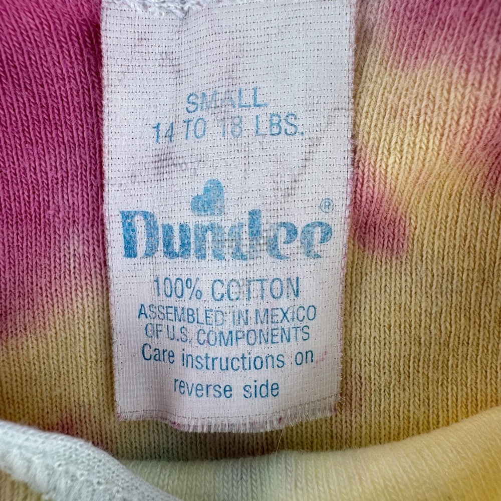 Vintage Dundee Tie Dye Baby 100% Cotton One Piece - Picture 4 of 6